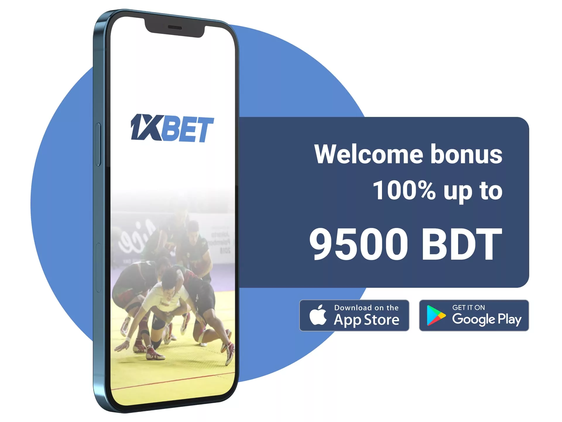 1xbet kabaddi betting site with bet builder and welcome bonus: 9500 BDT,