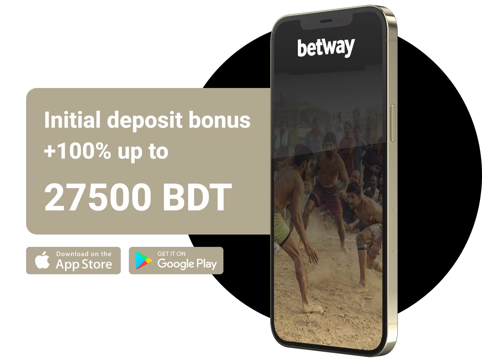 Betway betting company gives welcome bonus up to 2,800 BDT for kabaddi betting.