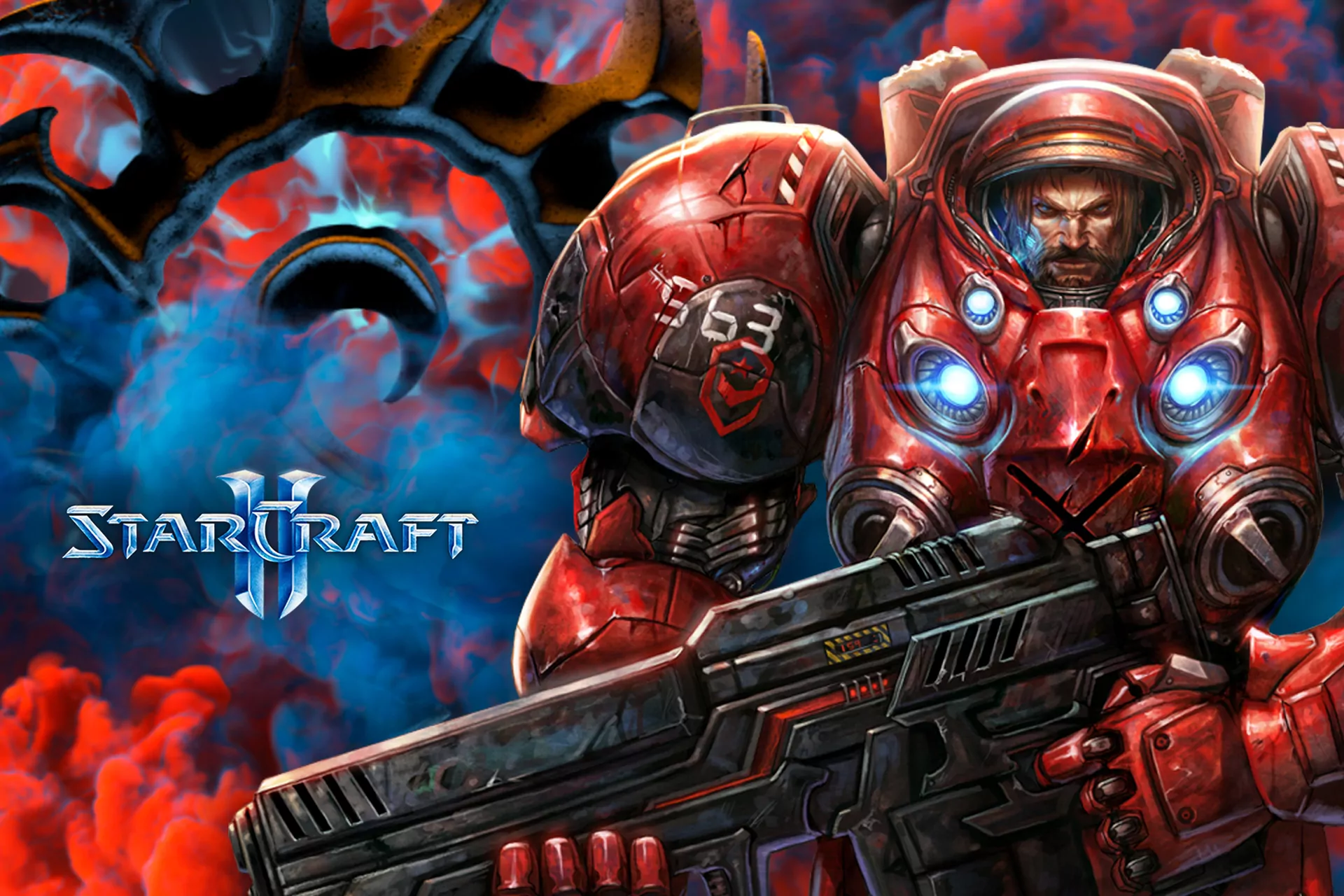 Starcraft is a pretty popular online game made with a science-fiction theme.