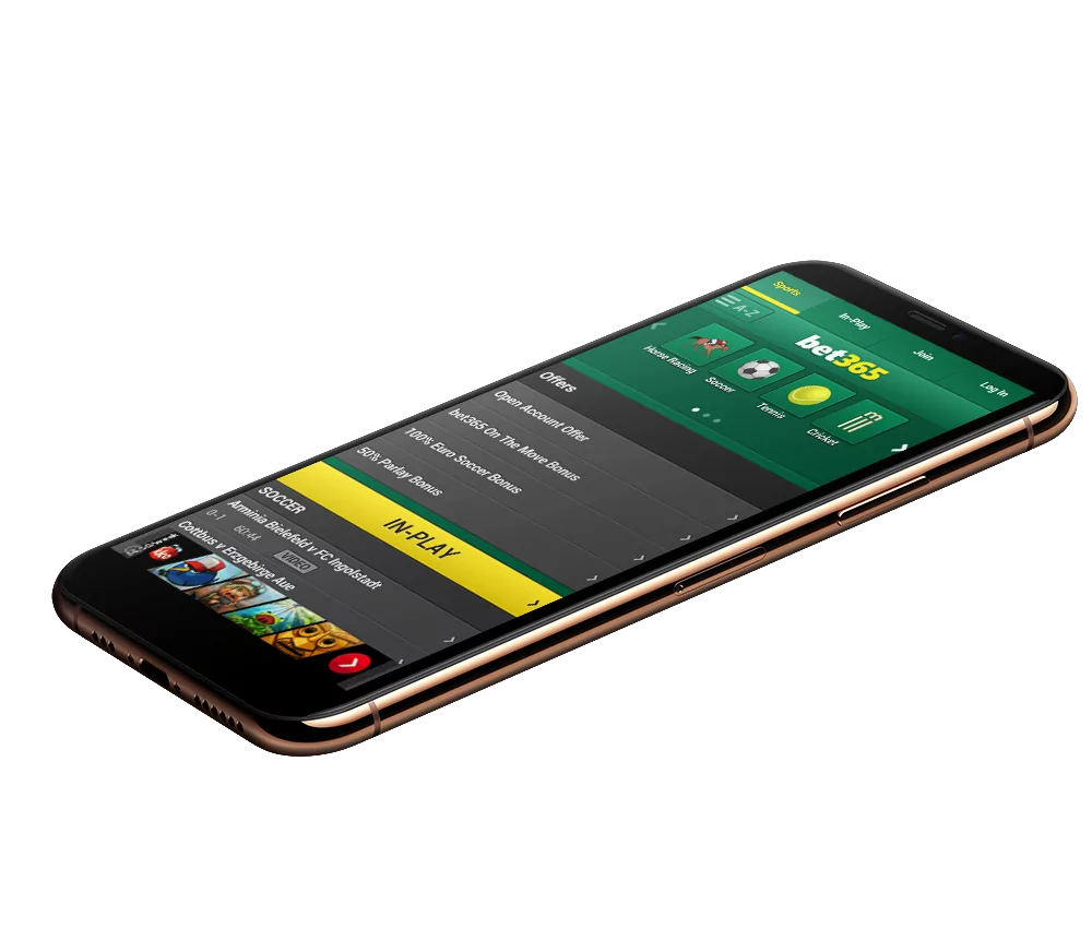 Install Bet365 in your Android or iOS device.