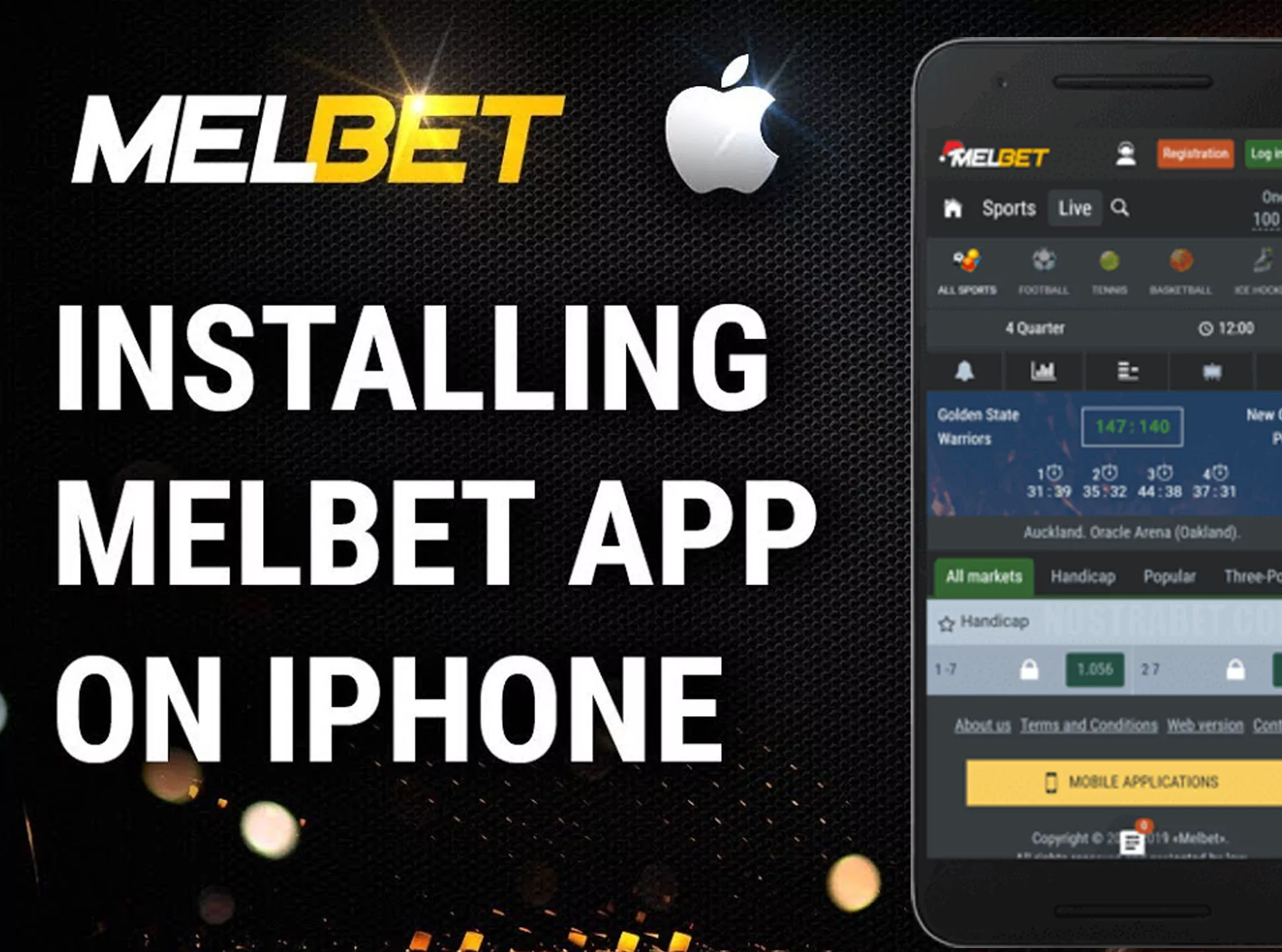 How to download melbet app for iOS.
