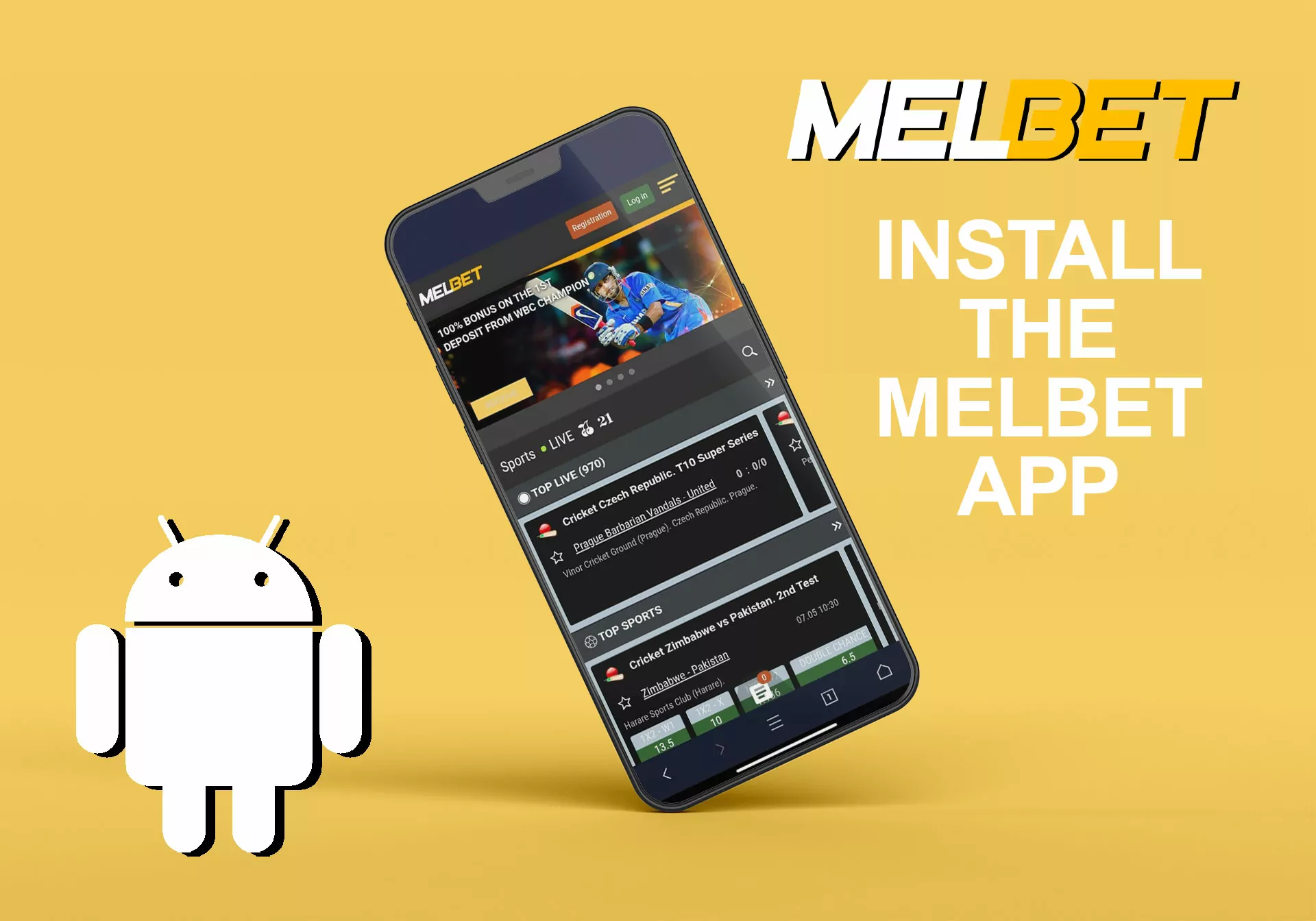 You can install the Mellbet mobile app on Android right now.