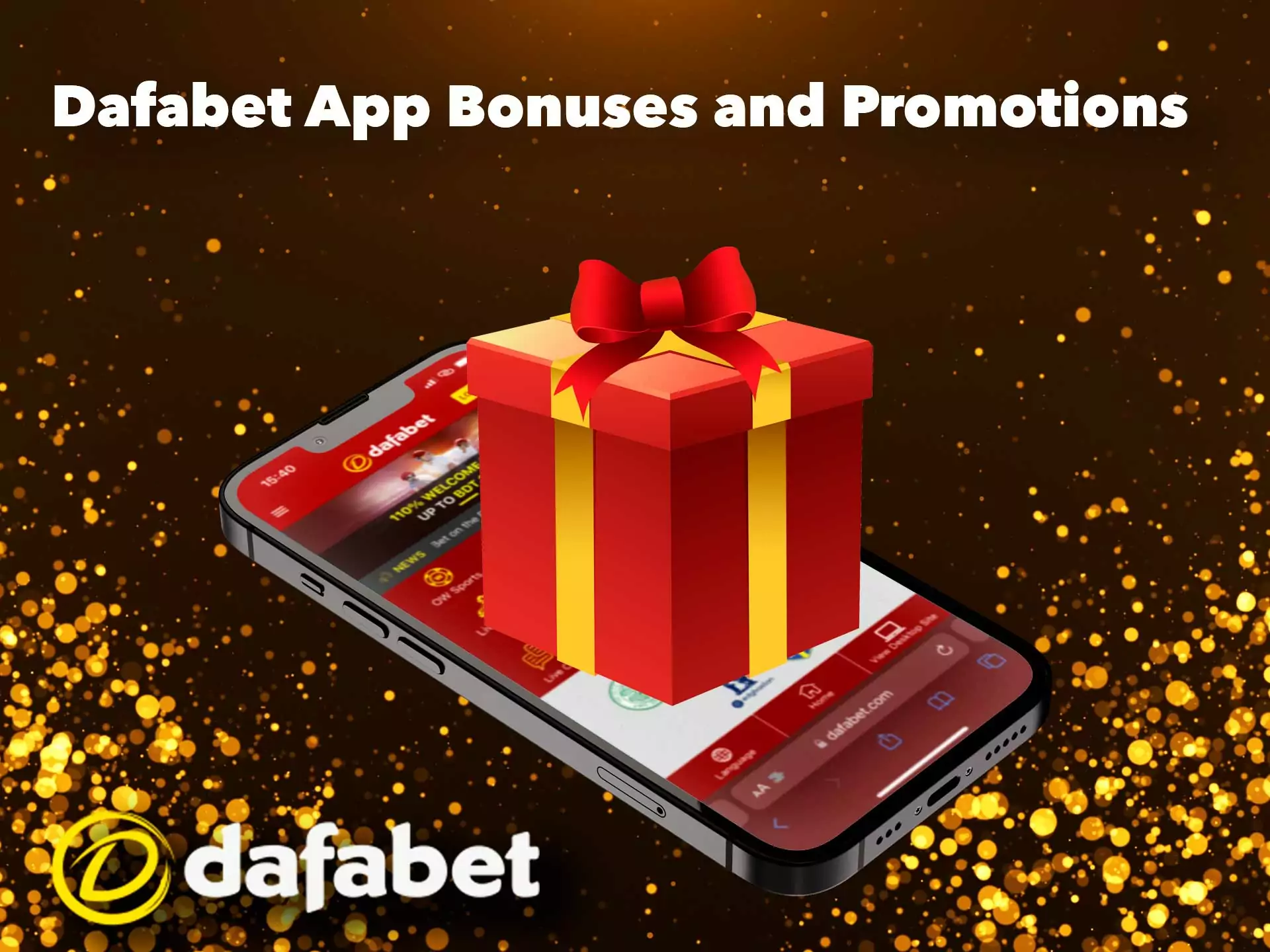 15 bonuses and promotions, everyone will find something useful in Dafabet.