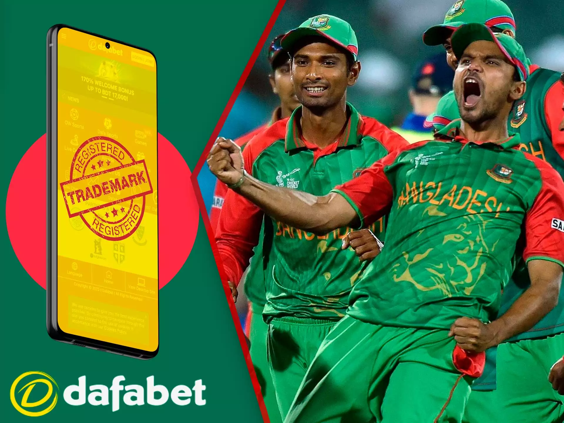Dafabet is a completely safe bookmaker officially registered in Bangladash.