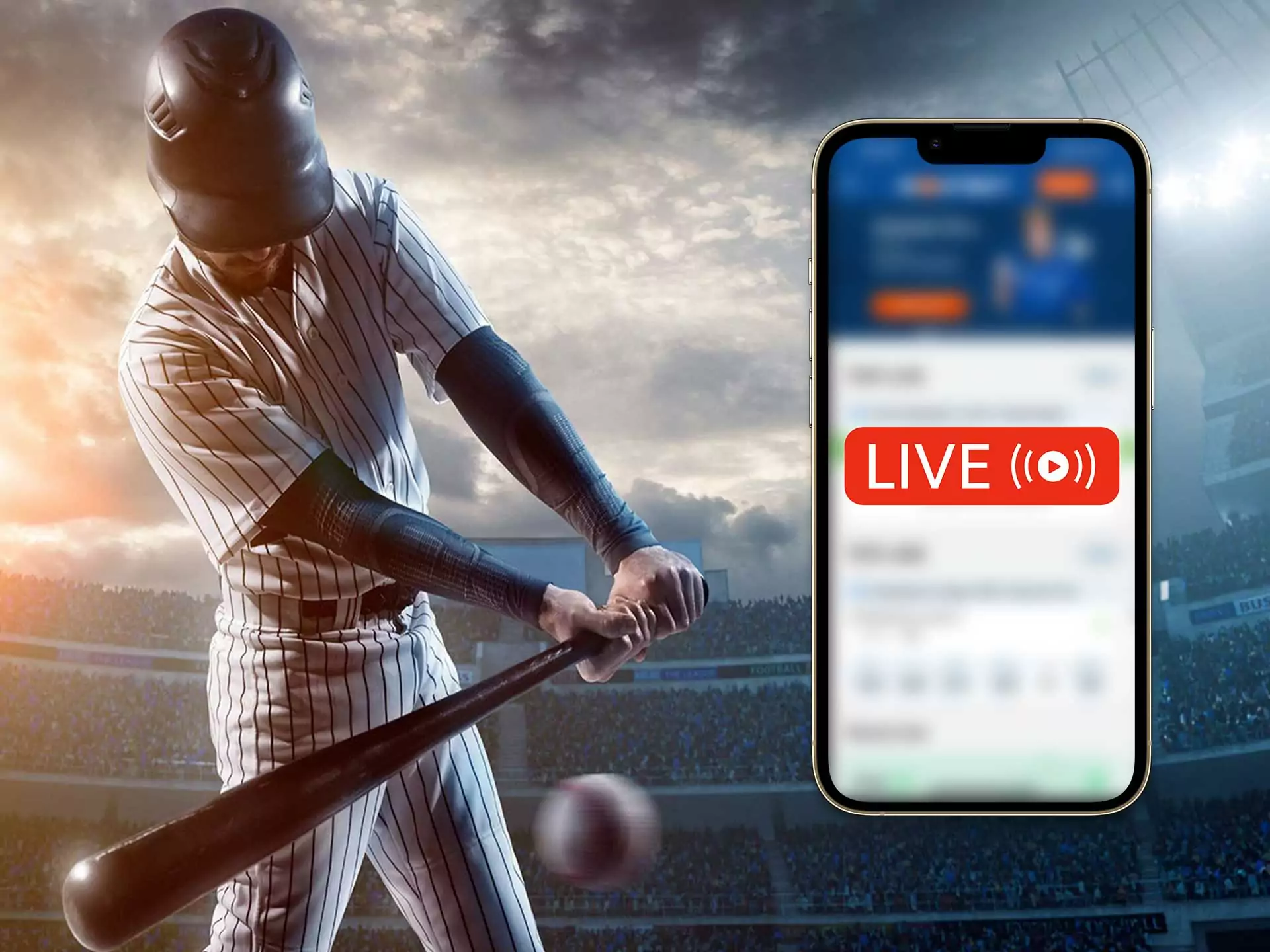 Watch broadcasts of the matches in Mostbet app.
