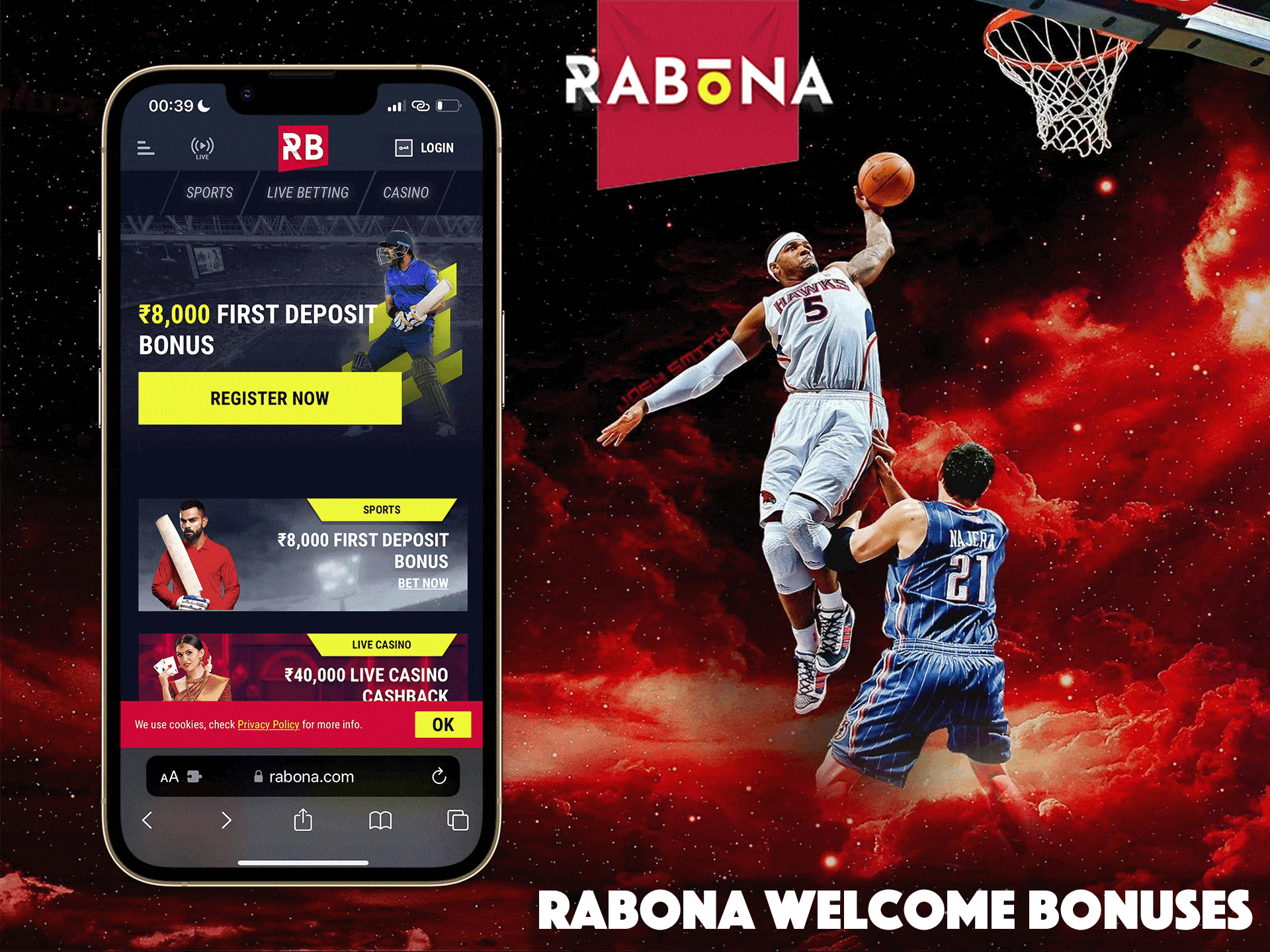 How to get a bonus when registering with Rabona.