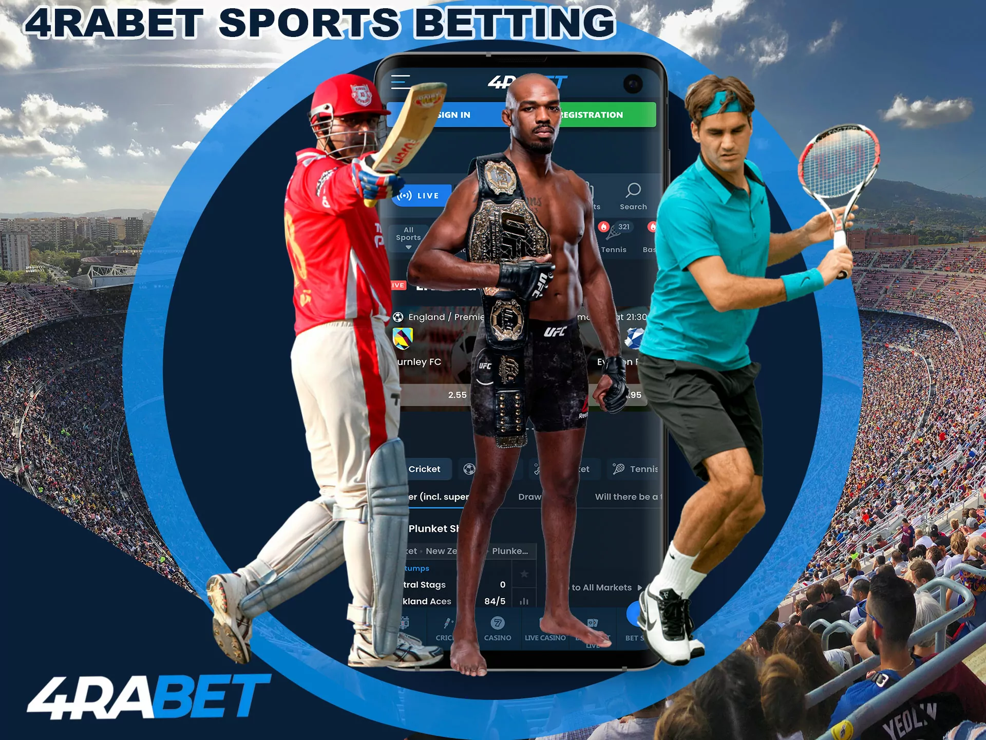 4rabet mainly specializes in sports betting and has a variety of sports.