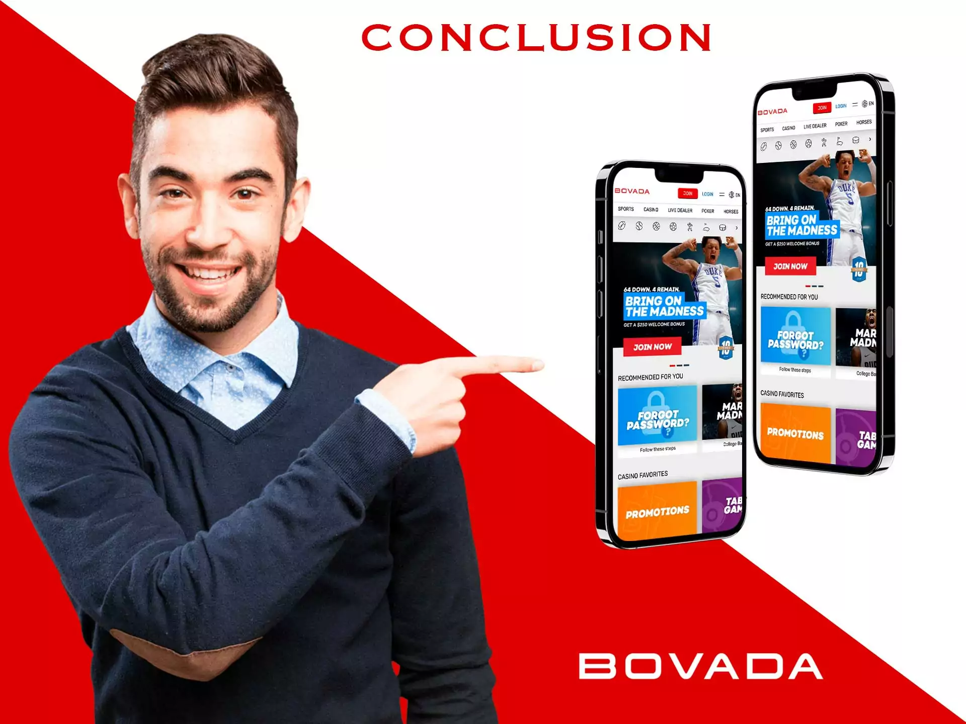 The Bovada app is a quality app, it provides bonuses that give a good start for beginners.