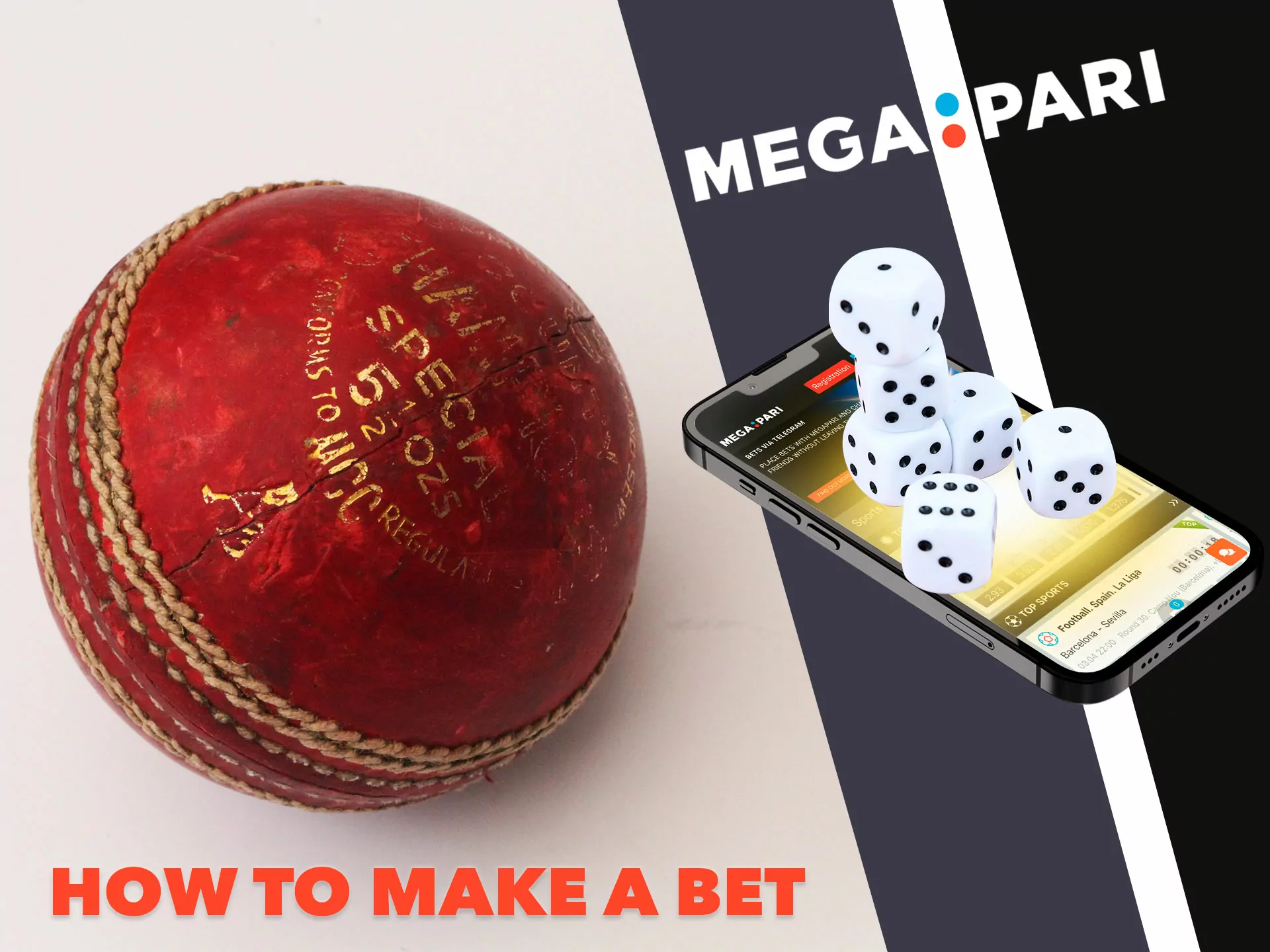 Our instructions will help you place a bet in the Megapari app.