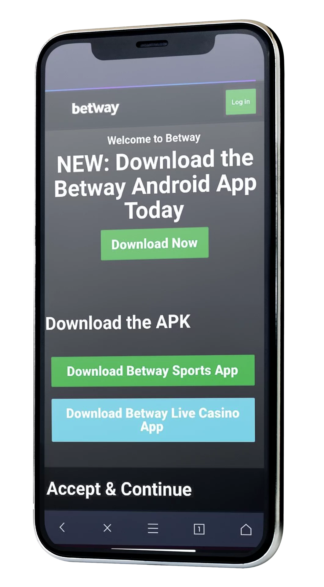 Step 1: Go to Betway official app and find the APK file.
