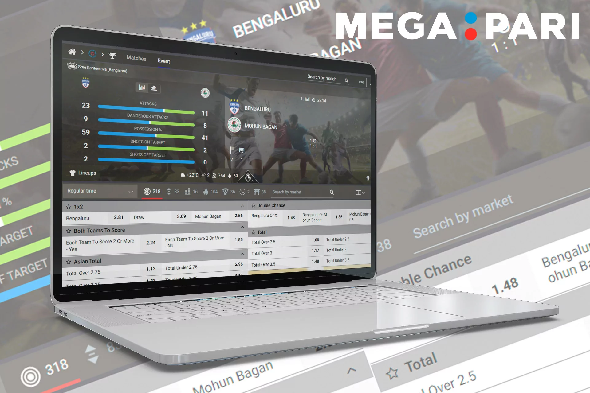 Bet on Cricket in Bangladesh with Megapari online bookmaker.