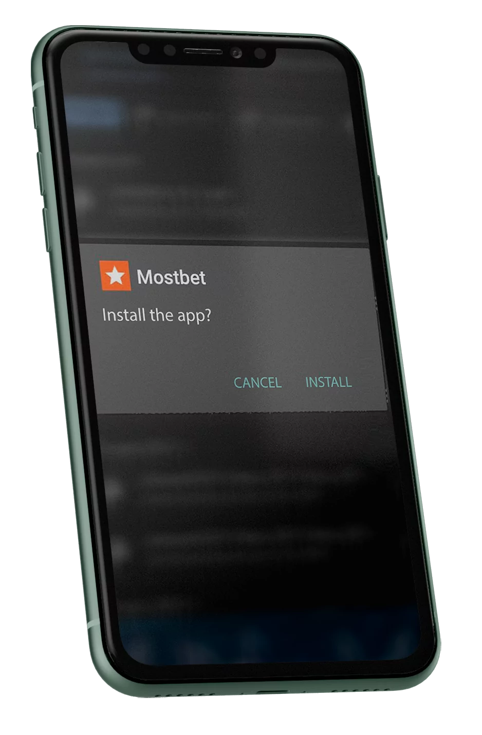 Step 3: Install the Mostbet App on your device.