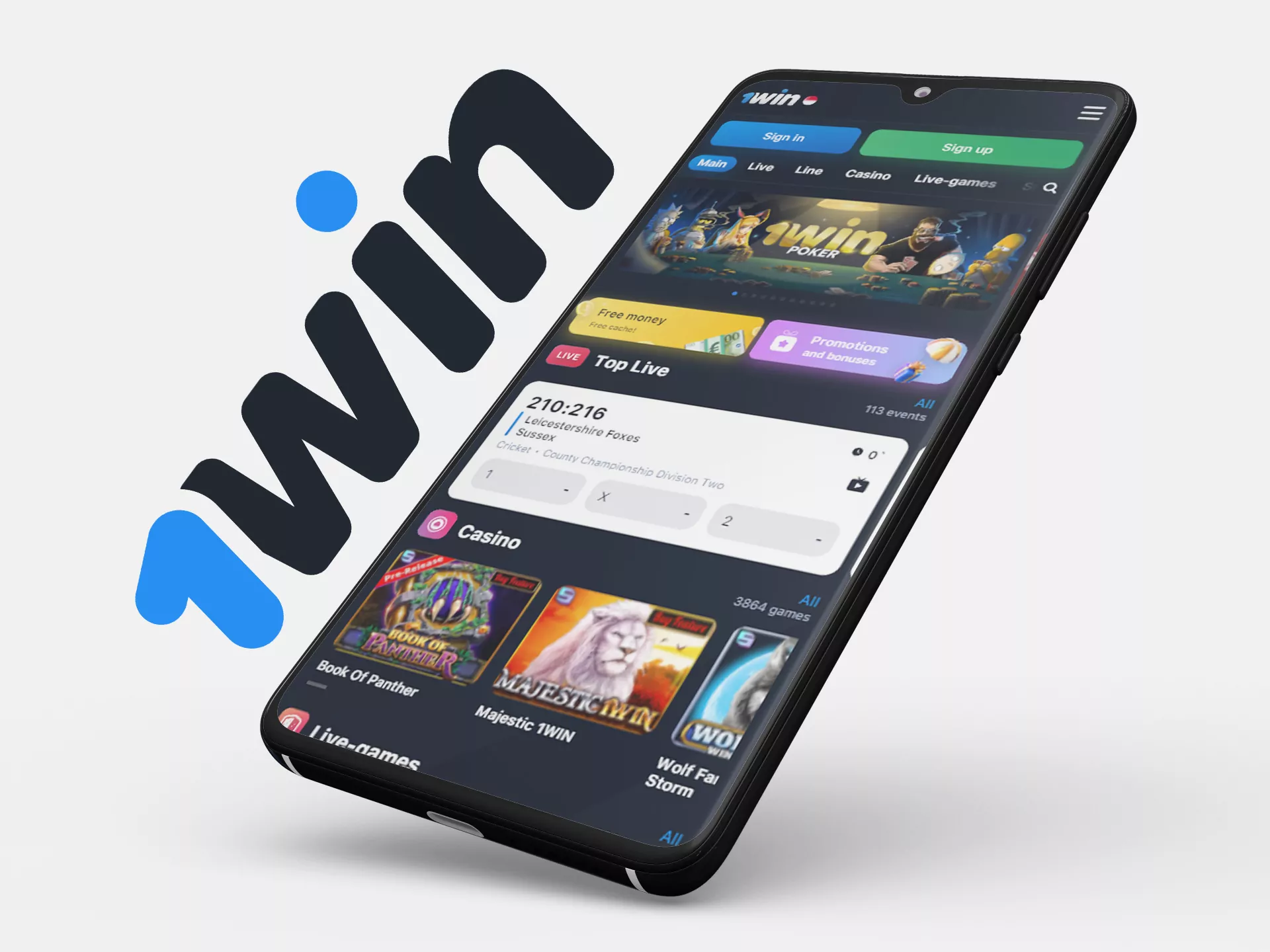 The 1win app is user-friendly as it has a high-quality structure.