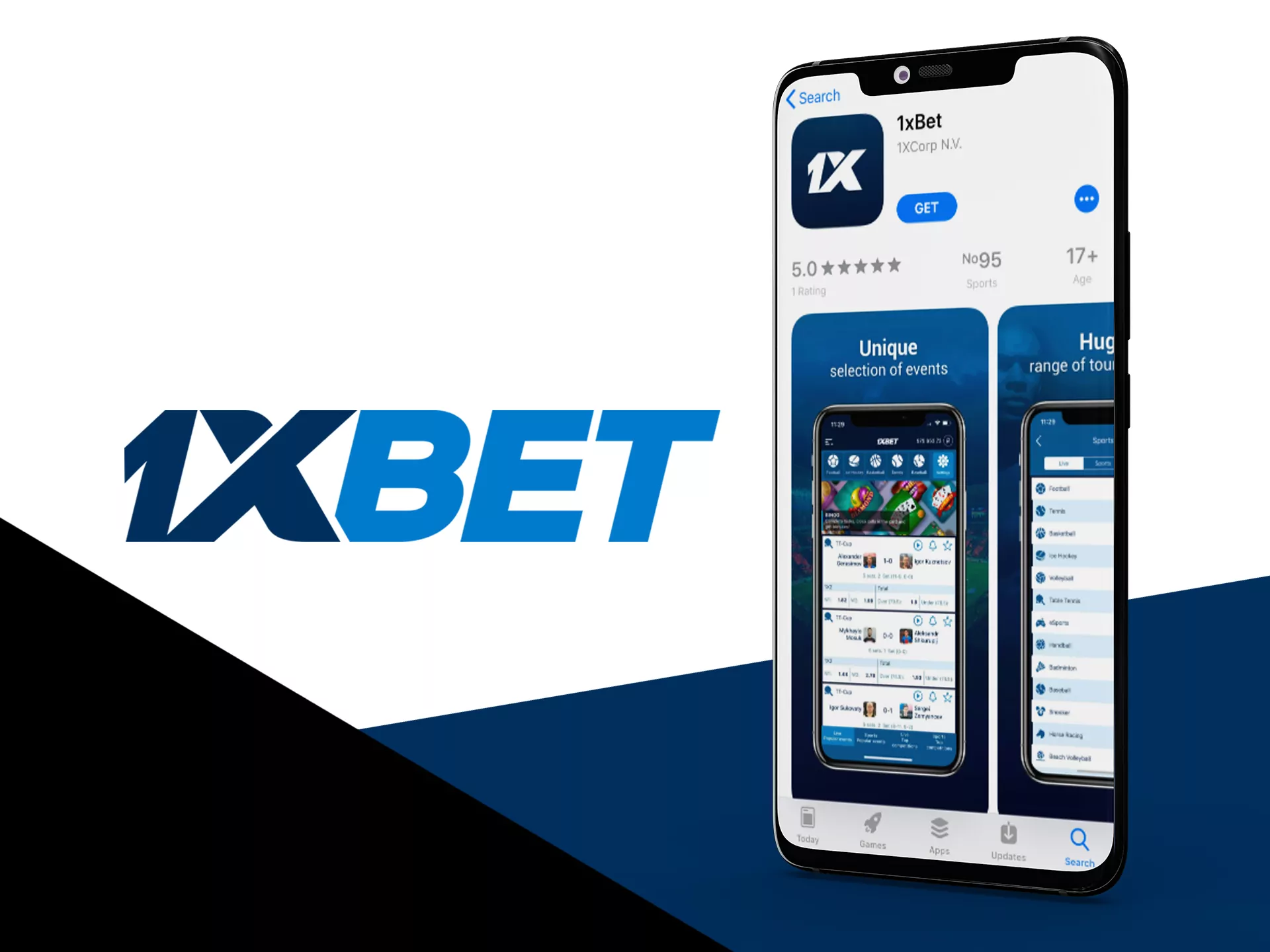 Steps for getting 1xbet ios app.