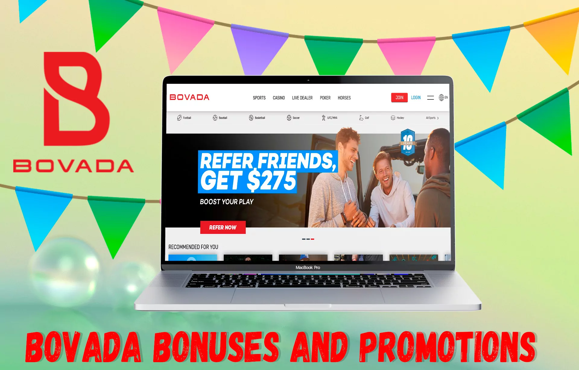 To get more pleasure from betting and make a profit in Bovada, various bonuses that are available in the application and site allow.