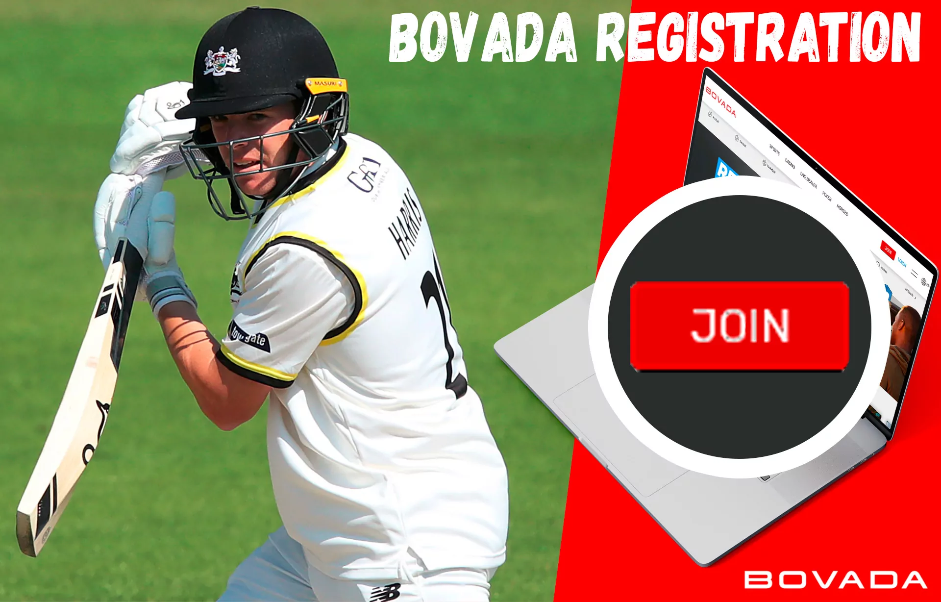 A short guide on how to create an account with Bovada bookmaker.