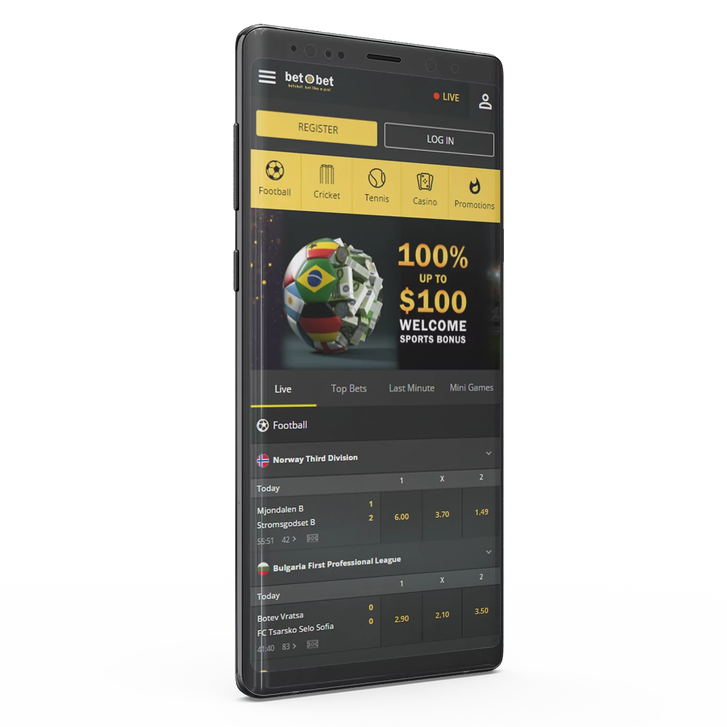 Betobet app is one of the new betting app on the online betting market.