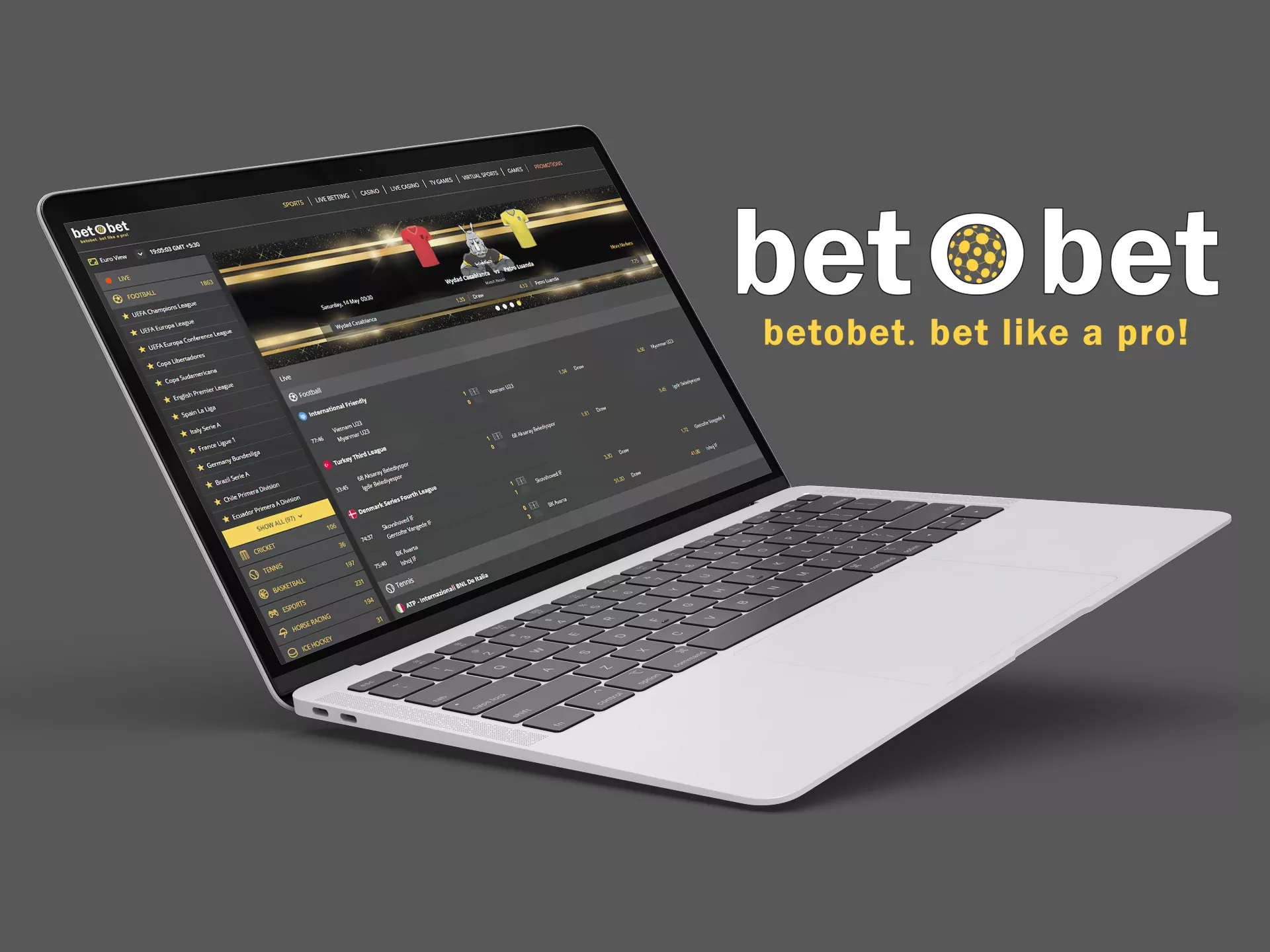 Betobet is a fully licensed bookmaker, which will confirm its complete safety.