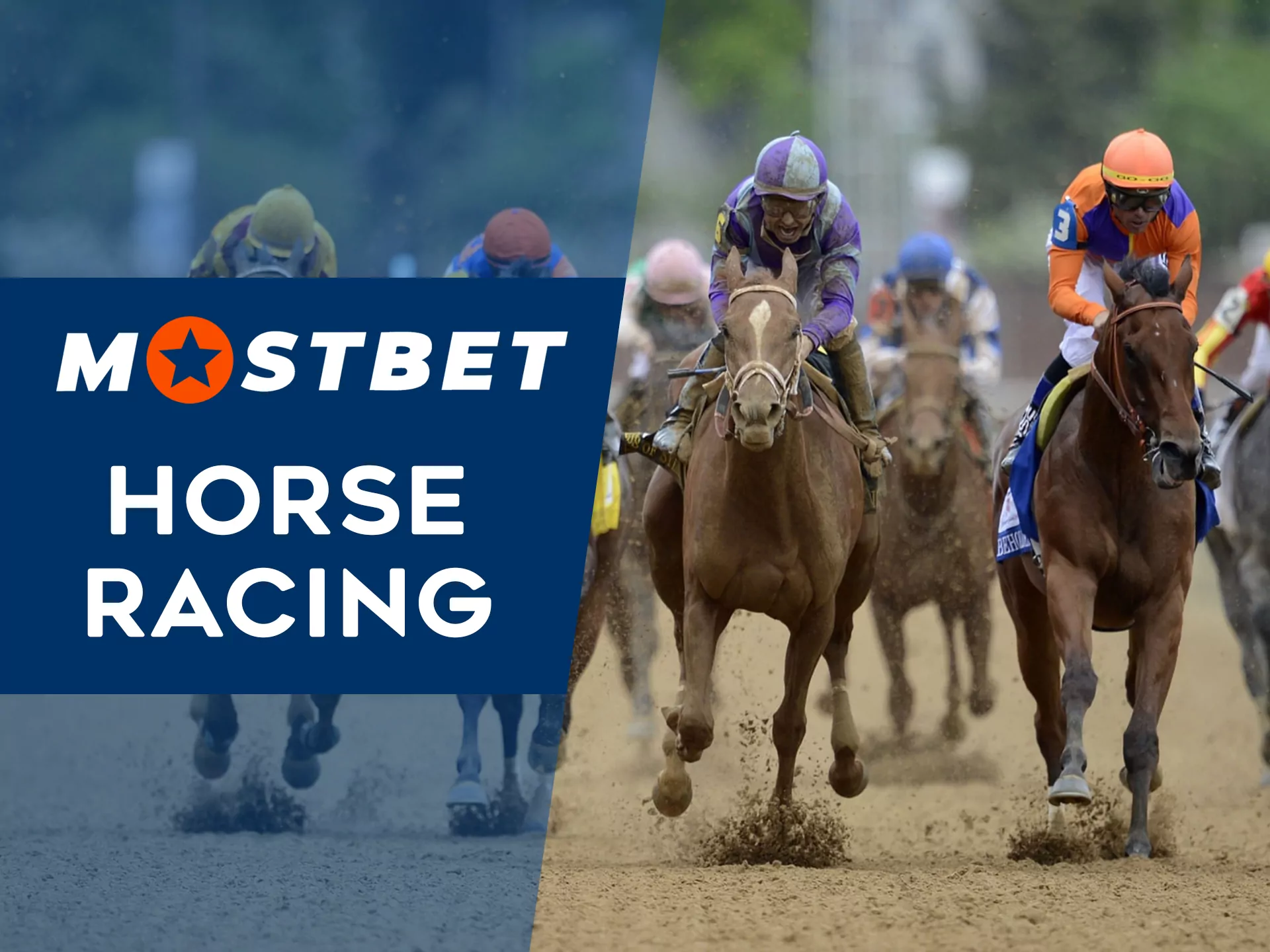 Horse racing betting at Mostbet.