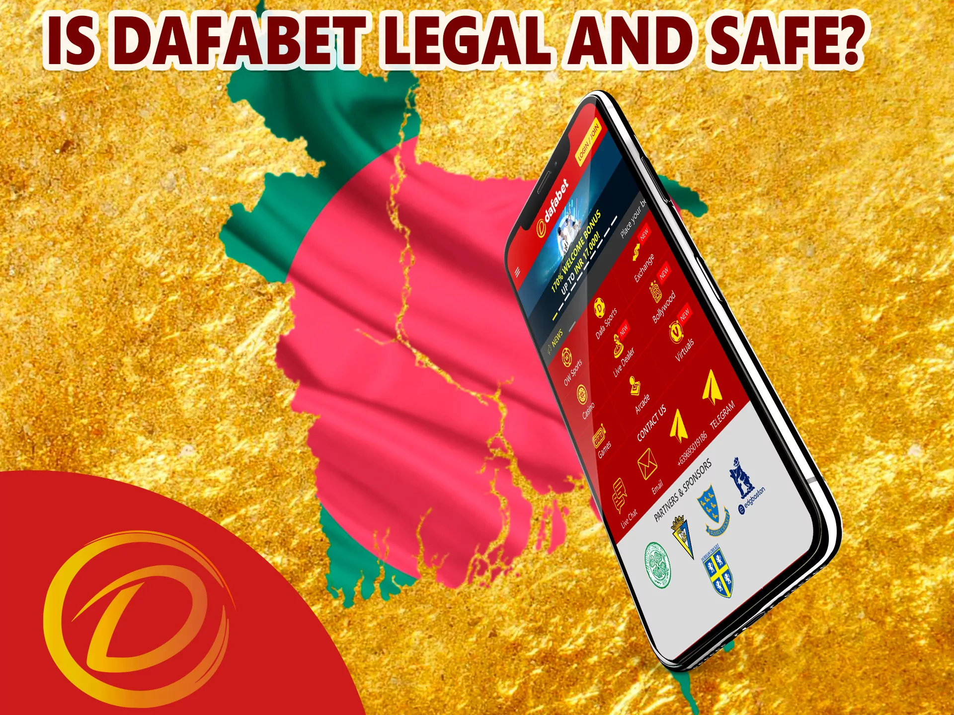 A popular Asian bookmaker in which all transactions are secure, the Dafabet player is completely protected.