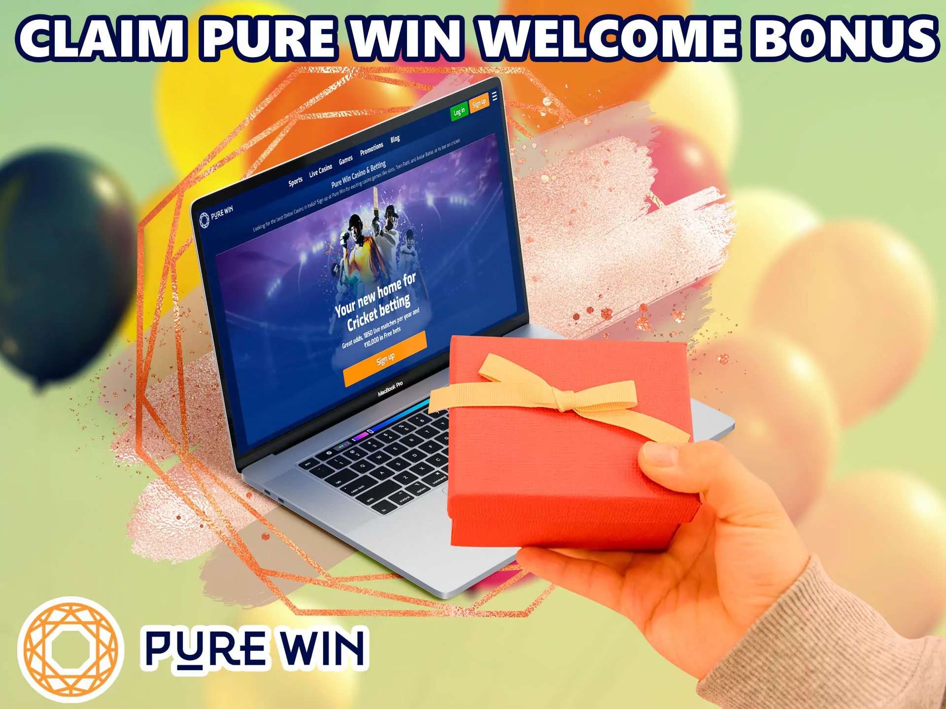 Each Pure Win player can get +100% on your first deposit up to 33,000 BDT.