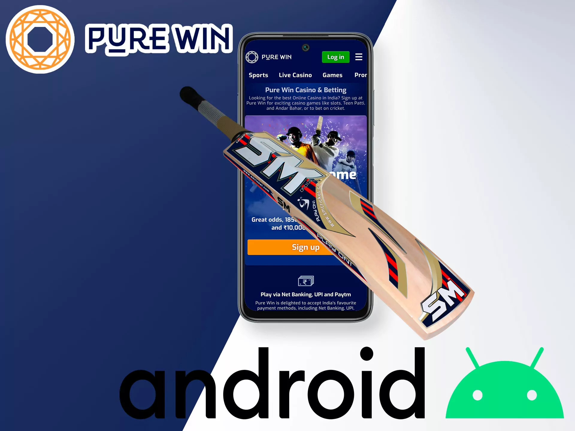 Unfortunately, many betting apps cannot be obtained from the Play Store, Pure Win is no exception.