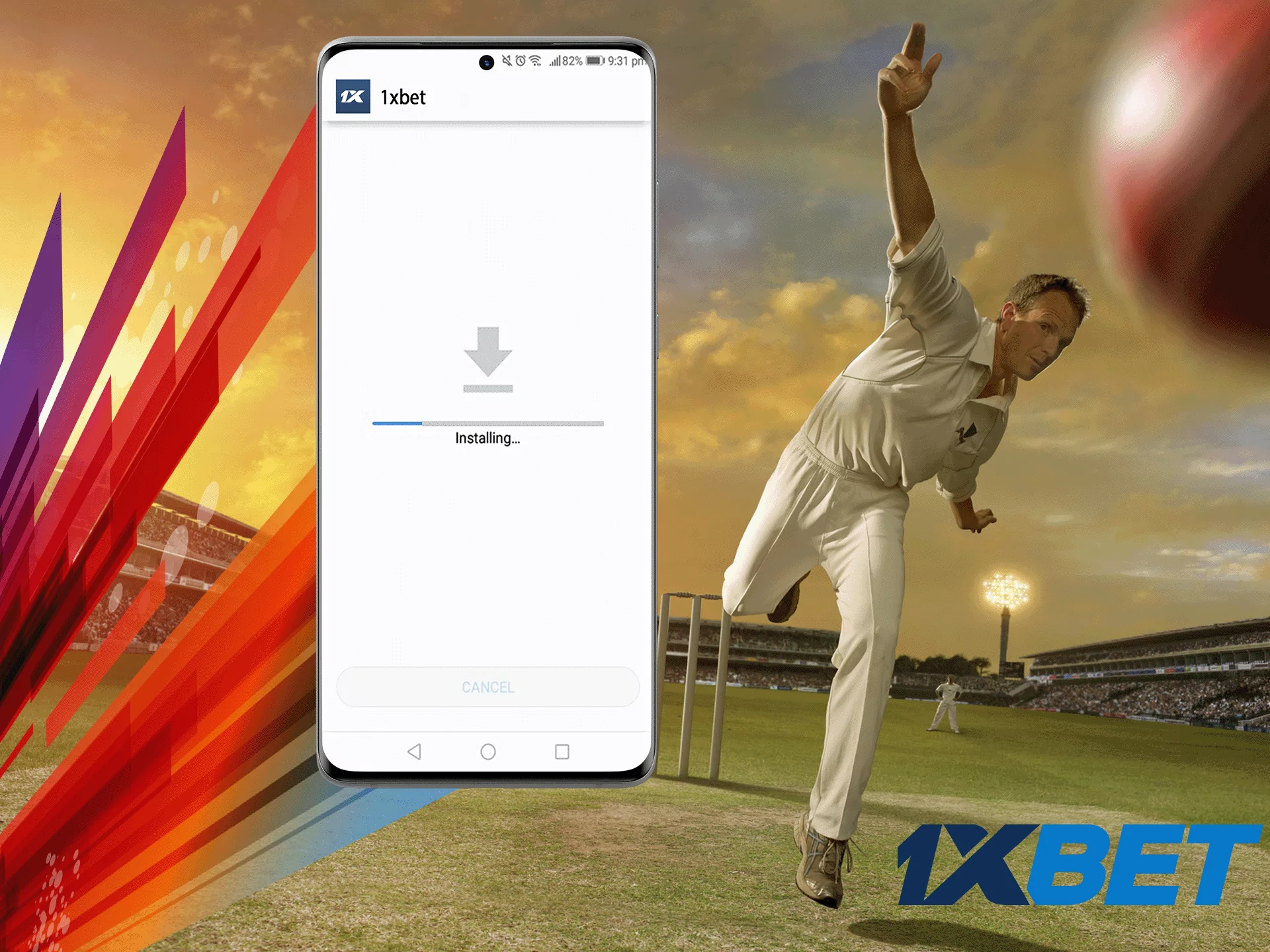 Installing the 1xbet application is a simple and quick step.