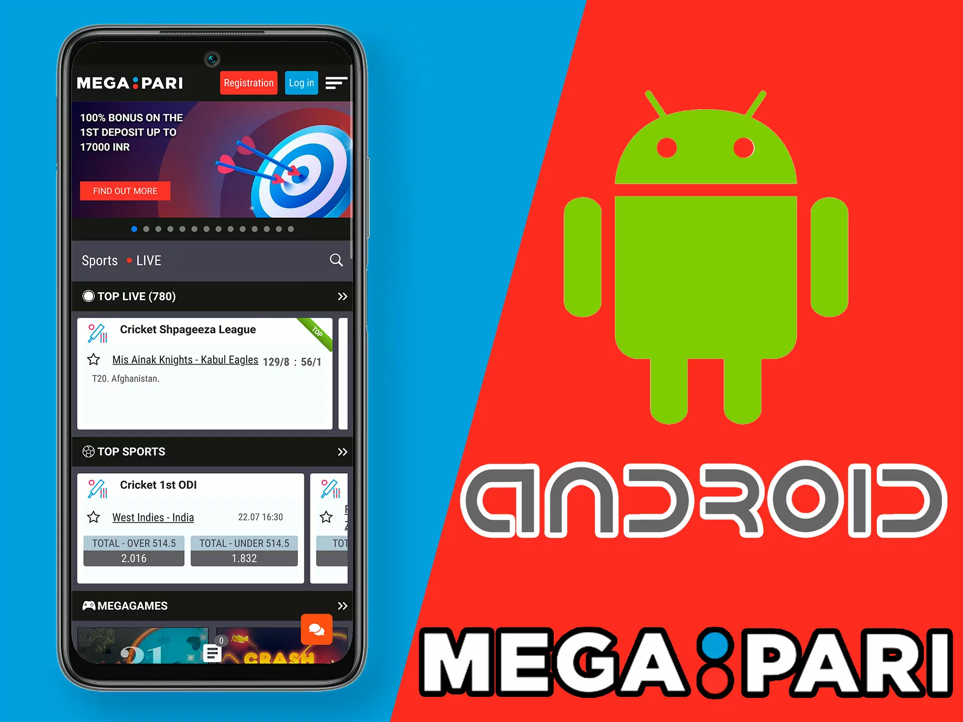 Most players prefer to bet from a mobile device, the Play Store policy does not allow downloading the application from the store, but it can be downloaded from the official website of the bookmaker.