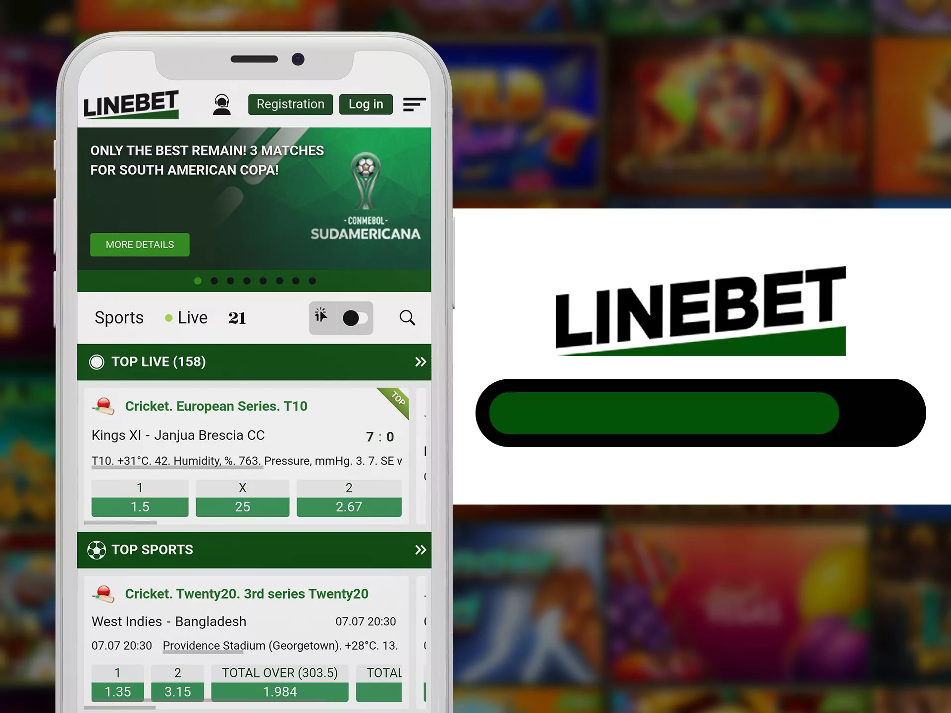 Install Linebet app and bet with comfort .