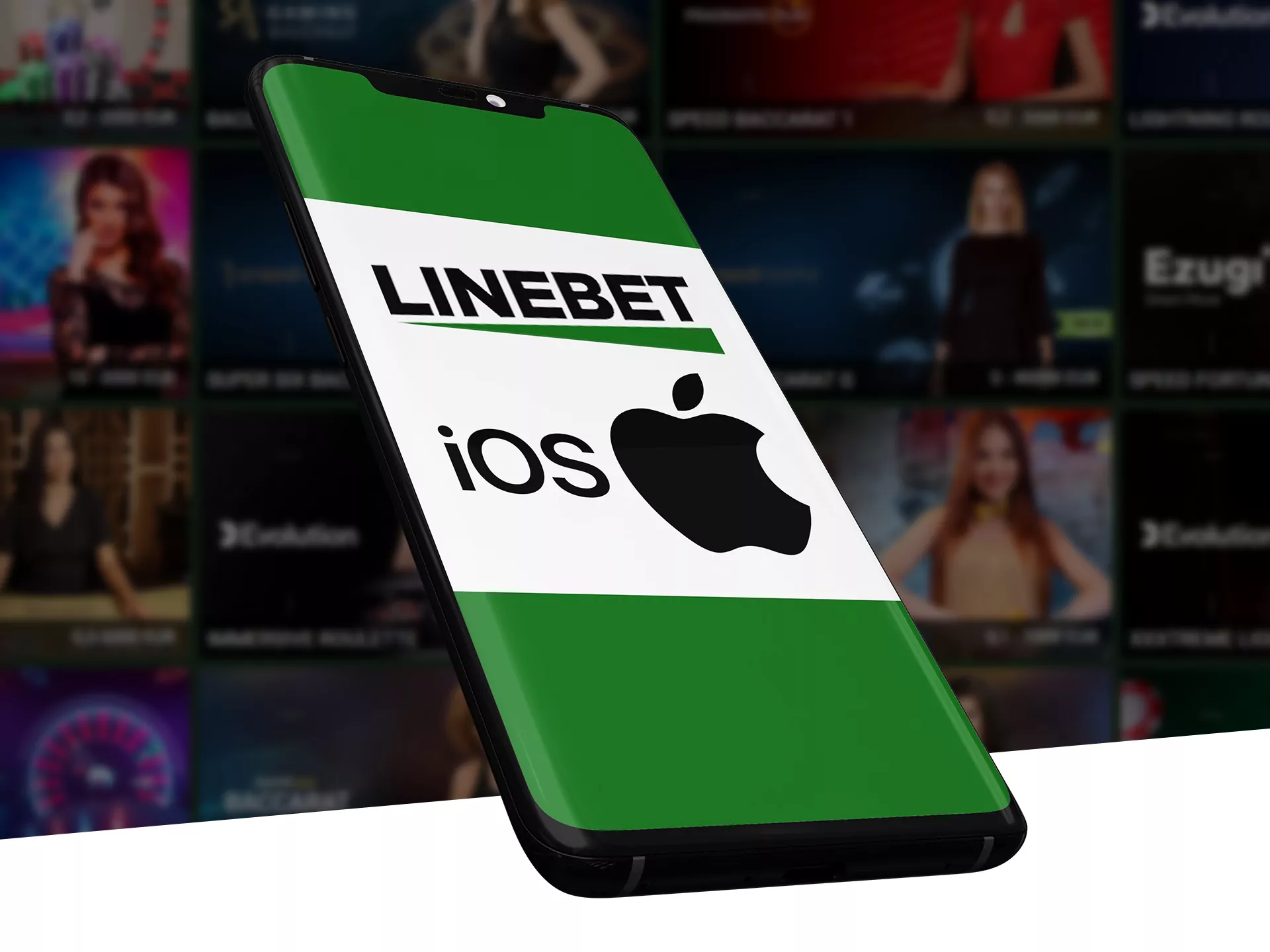 Check app store to download the Linebet app.