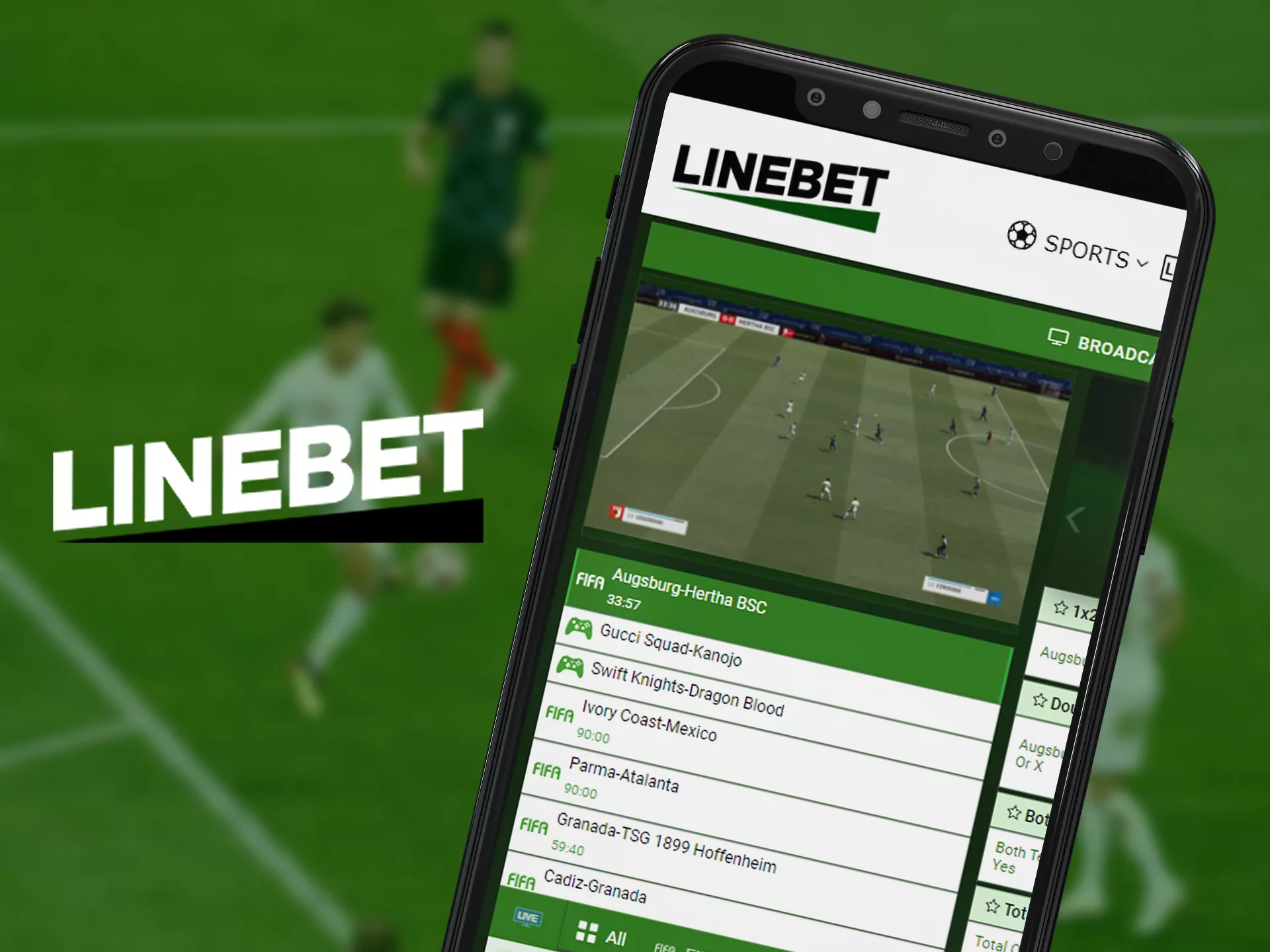 Watch and bet on virtual sports at Linebet.