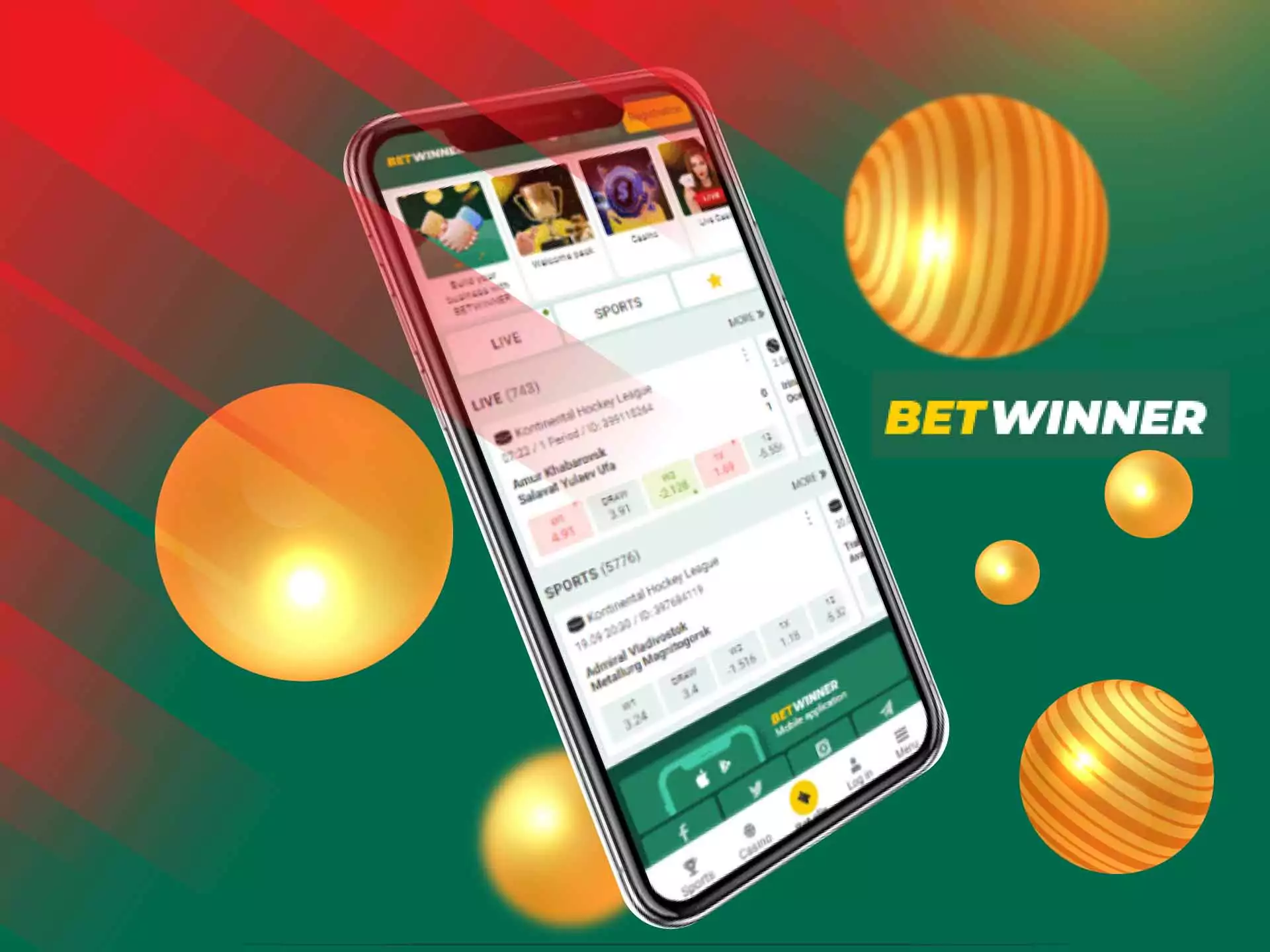 Use the Betwinner mobile version if you don't want to download the soft.