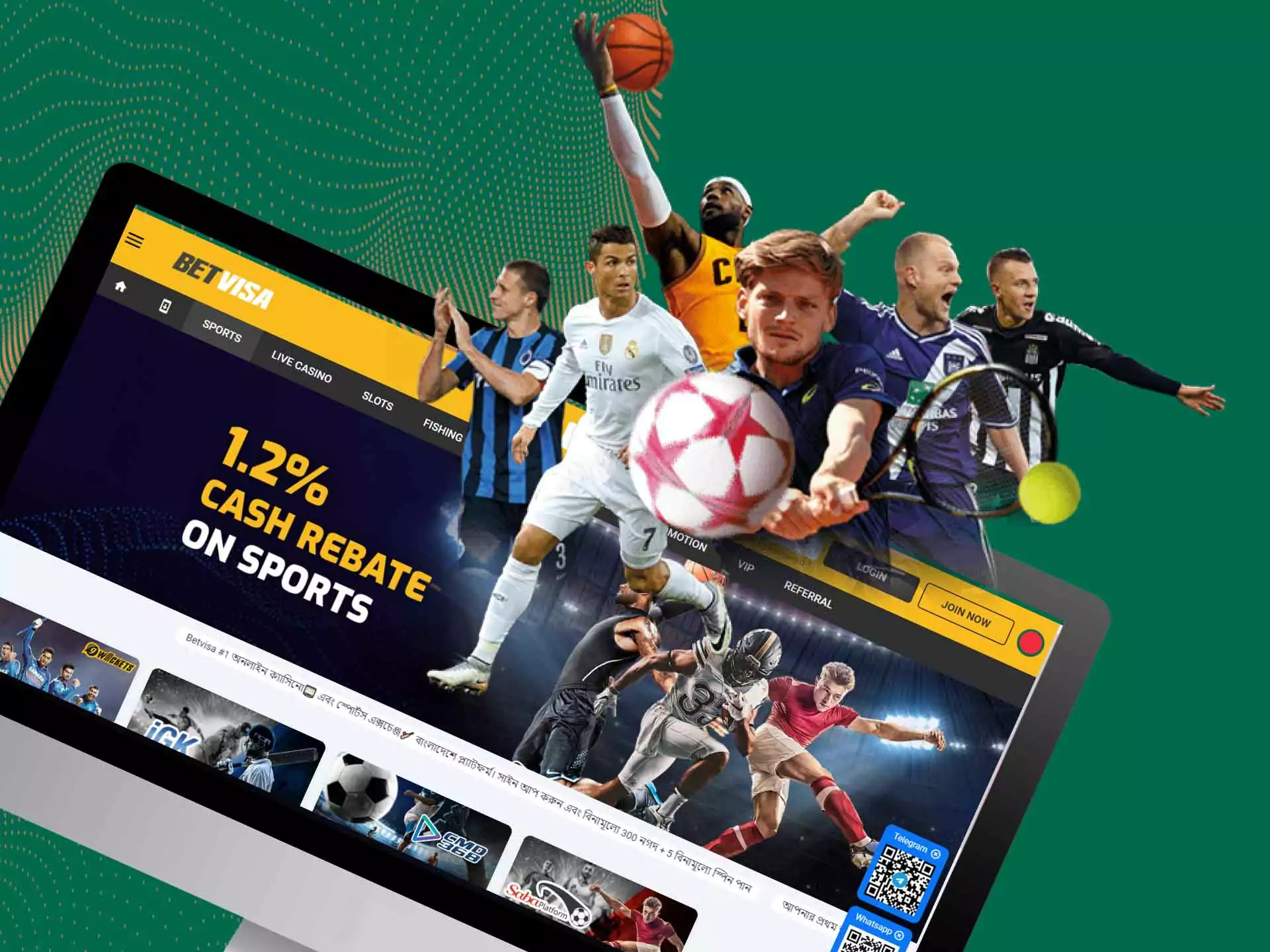 There are many different markets on various sports in the BetVisa sportsbook.
