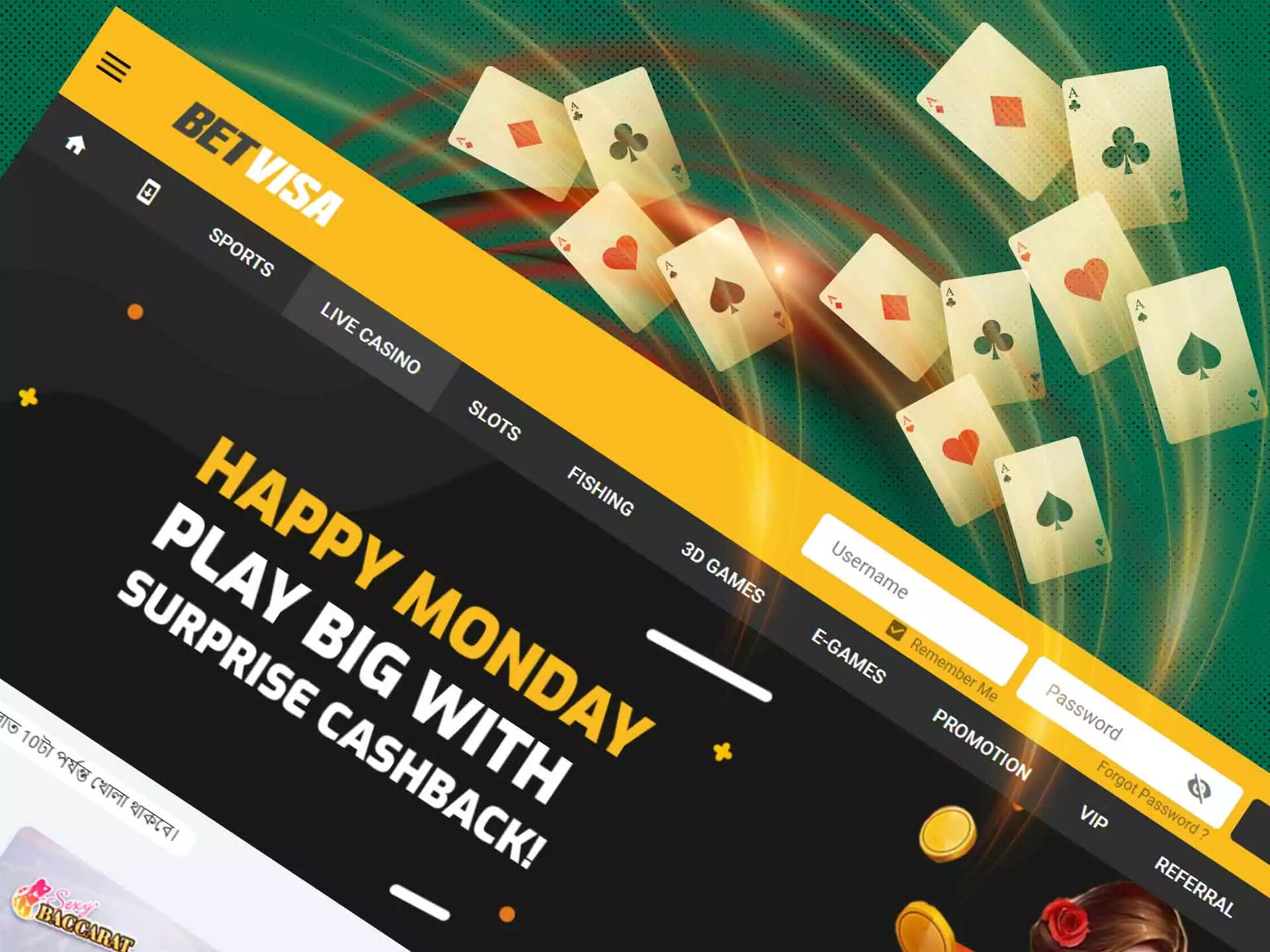 You will find all the most popular casino games in the Betvisa application.