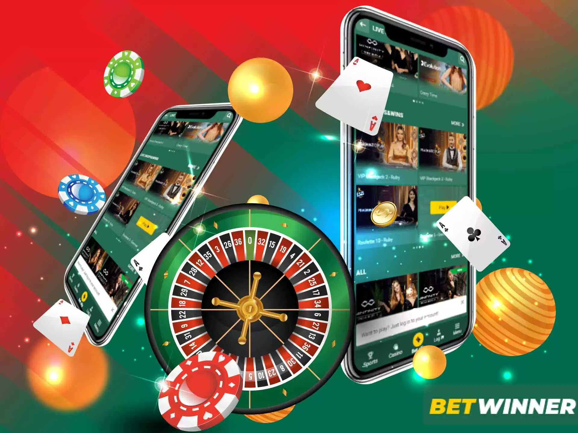 Betwinner offfers european and other roulettes for playing on its site.