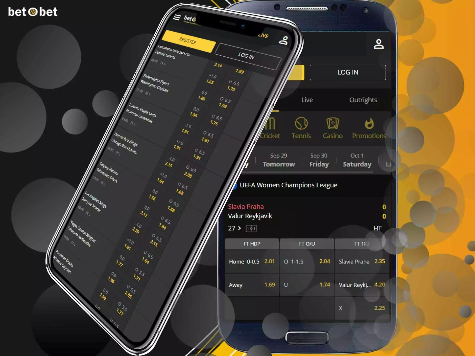 BetOBet app is the great option to bet on sports whenever you want.