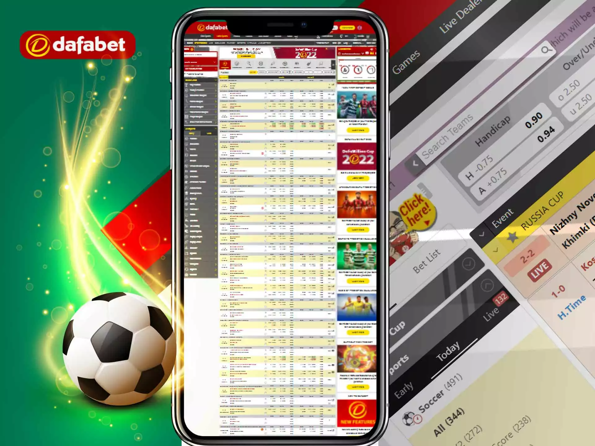 Place a bet on the winner of the match at Dafabet.