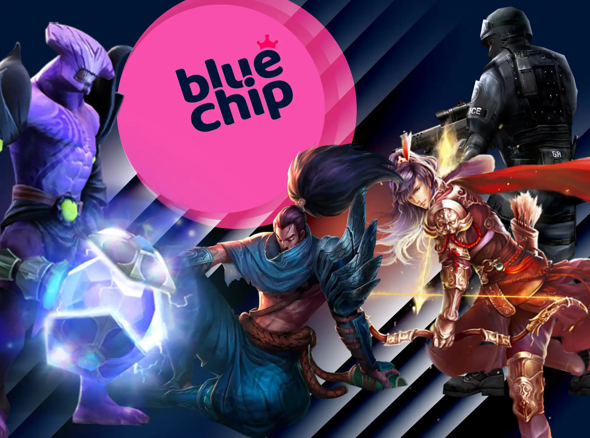 You can also bet on Dota 2, CS:GO and other cybersports at Bluechip.