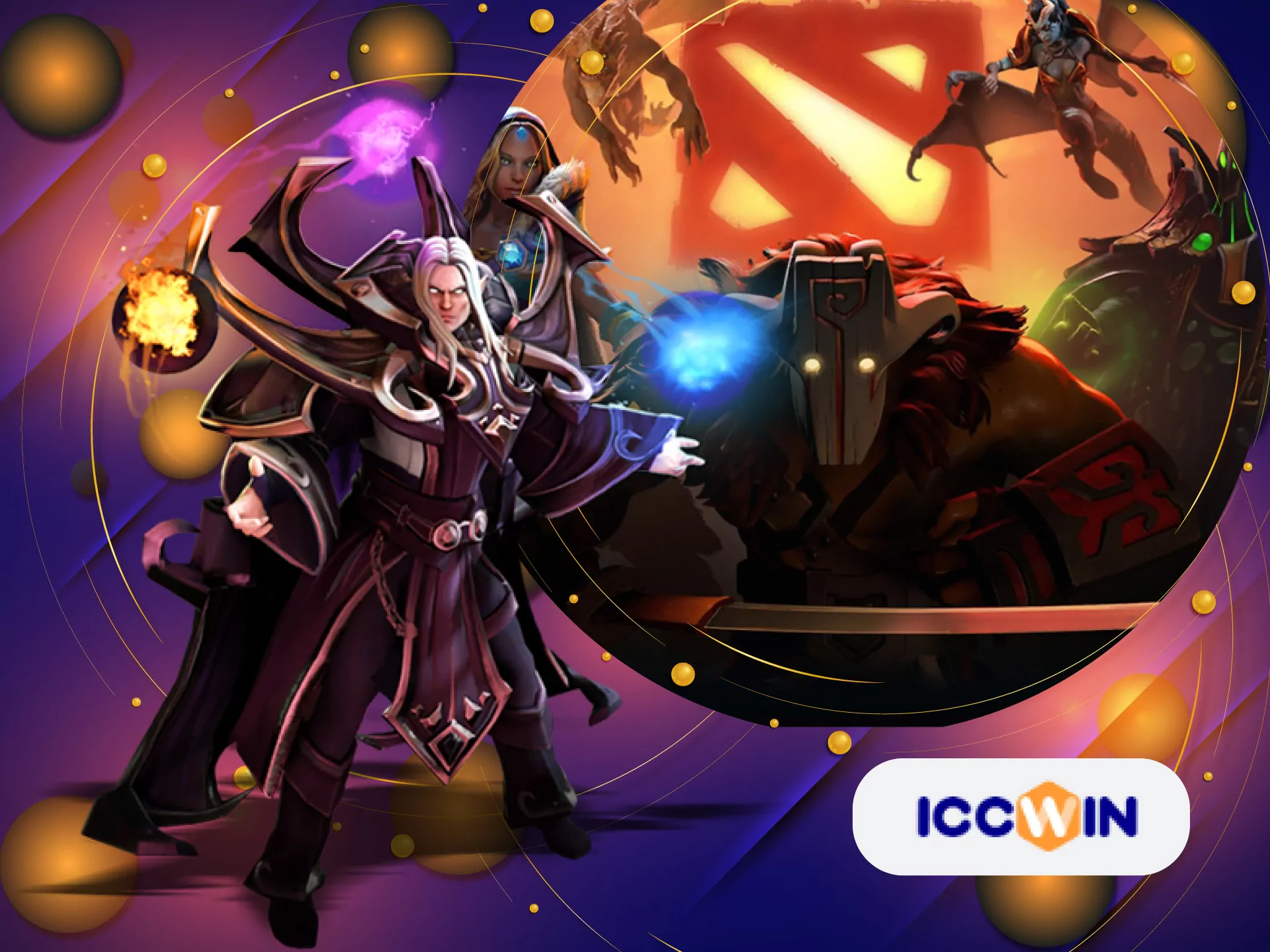 ICCWIN also offers betting on DOTA 2.