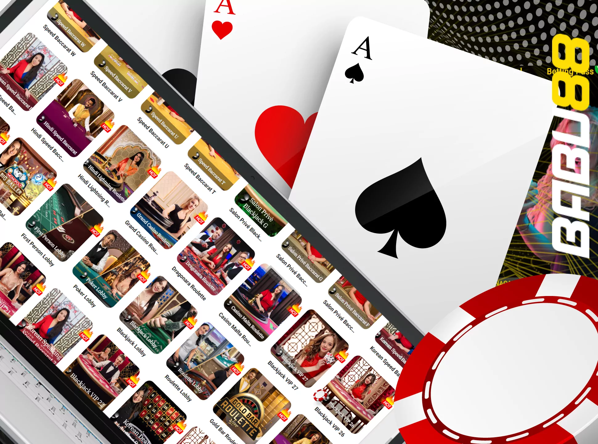 Play different types of poker at Babu88.
