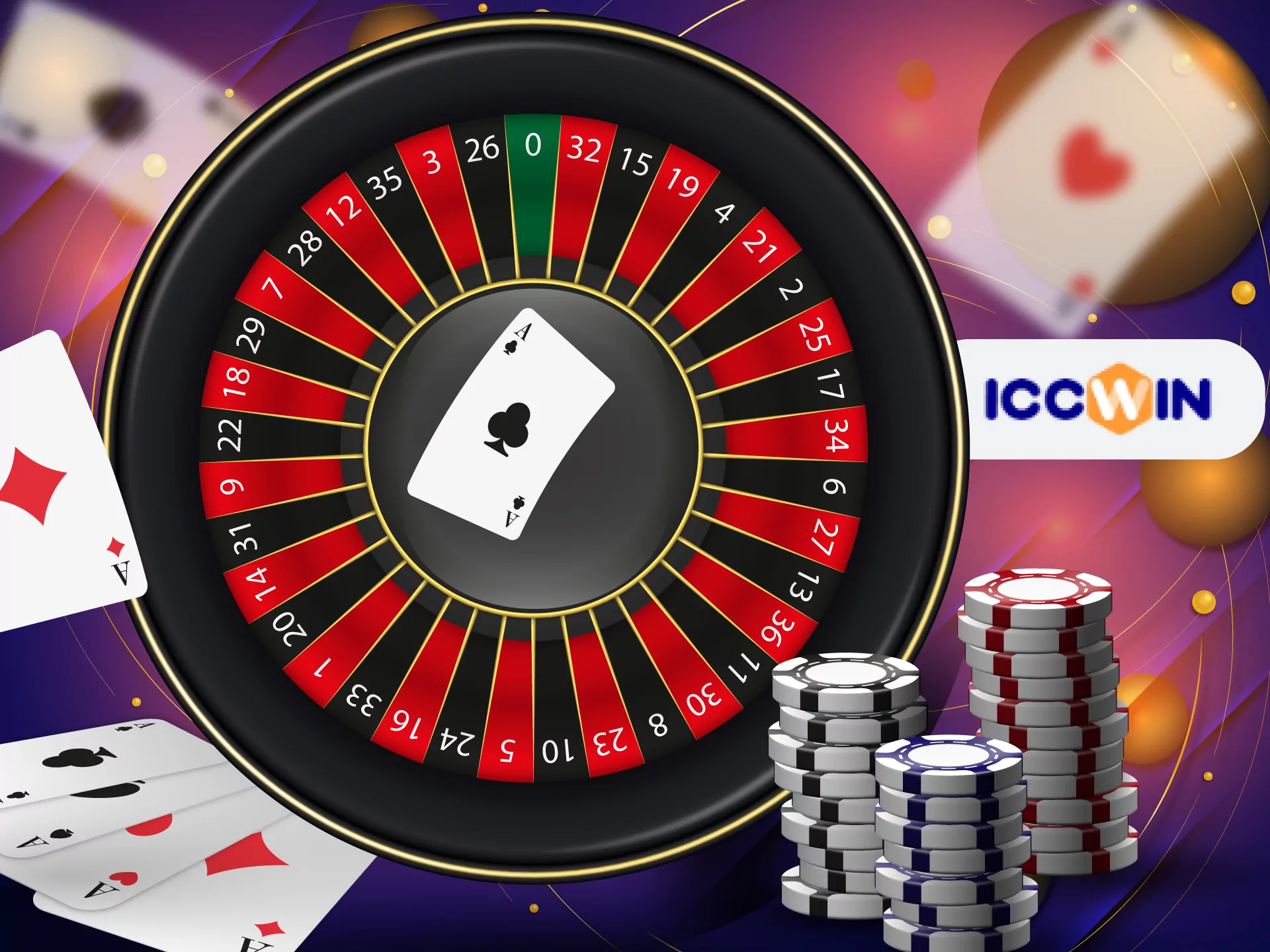 Play the most popular roulette games at ICCWIN.
