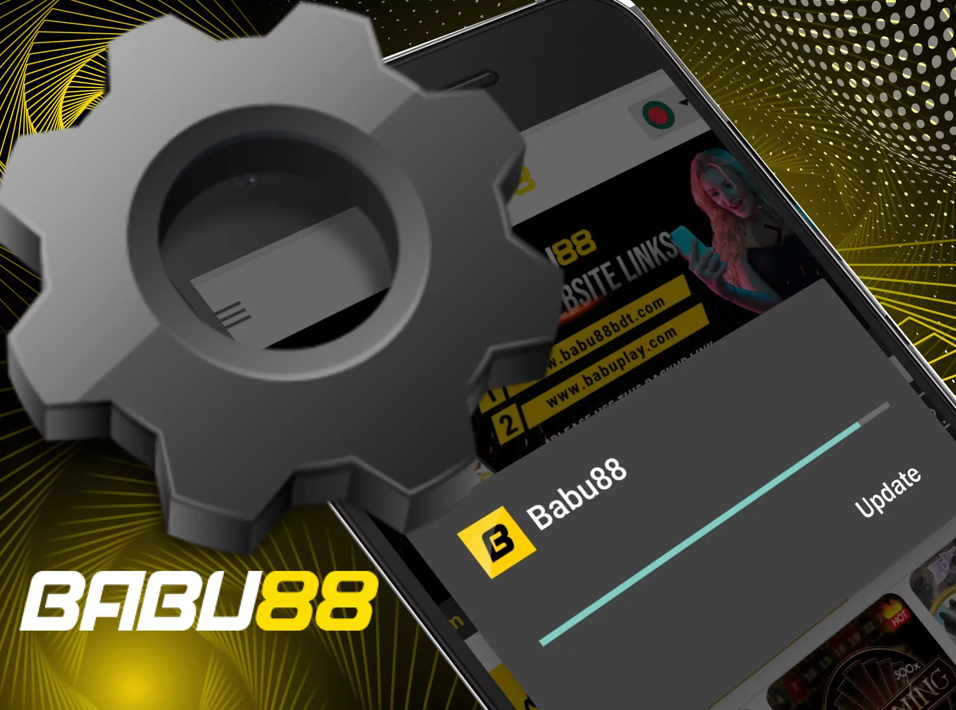 The Babu88 app can update automatically.